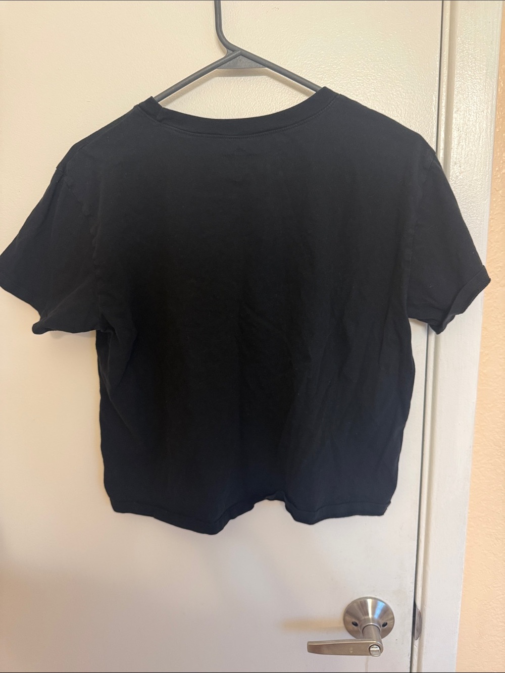 Hollister Black Cropped Logo Tee - Picture 3 of 3